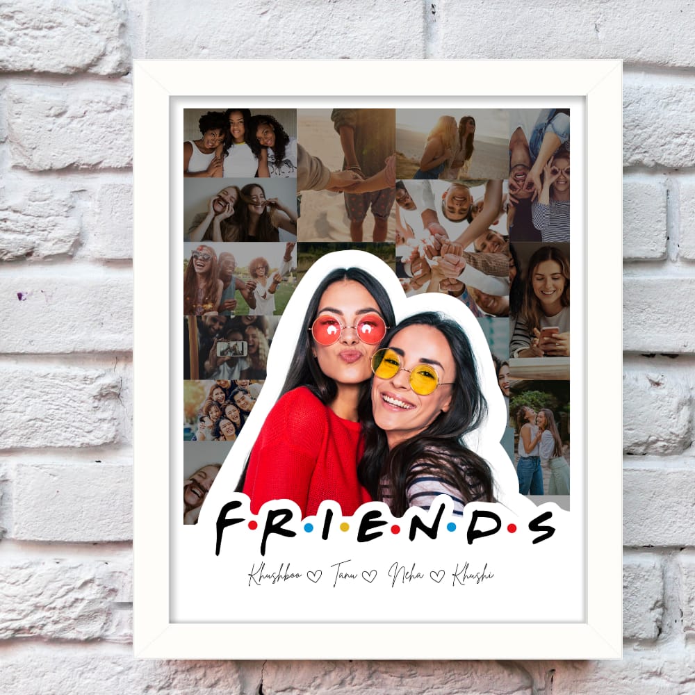 Friends Photo Collage Frame