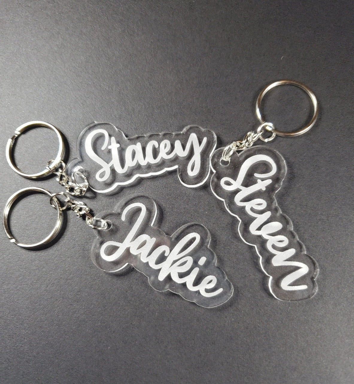 Acrylic Engraved Keychain