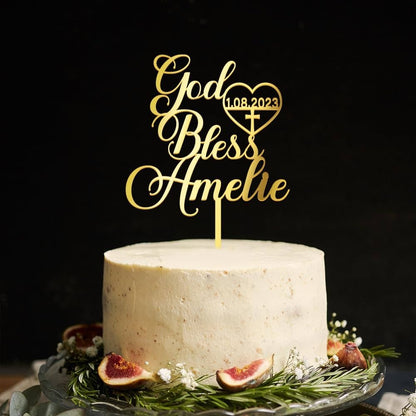 Personalize Acrylic Cake Topper