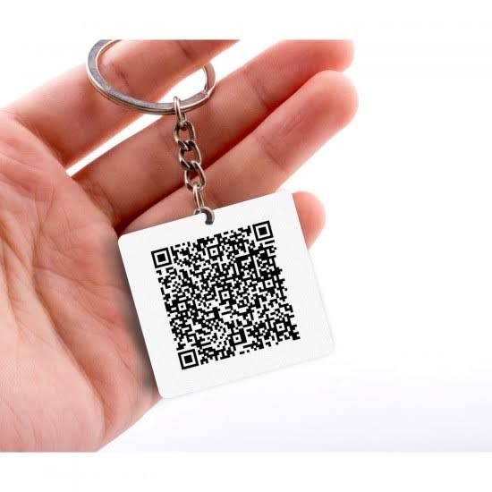 QR Code keychain