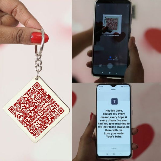 QR Code keychain