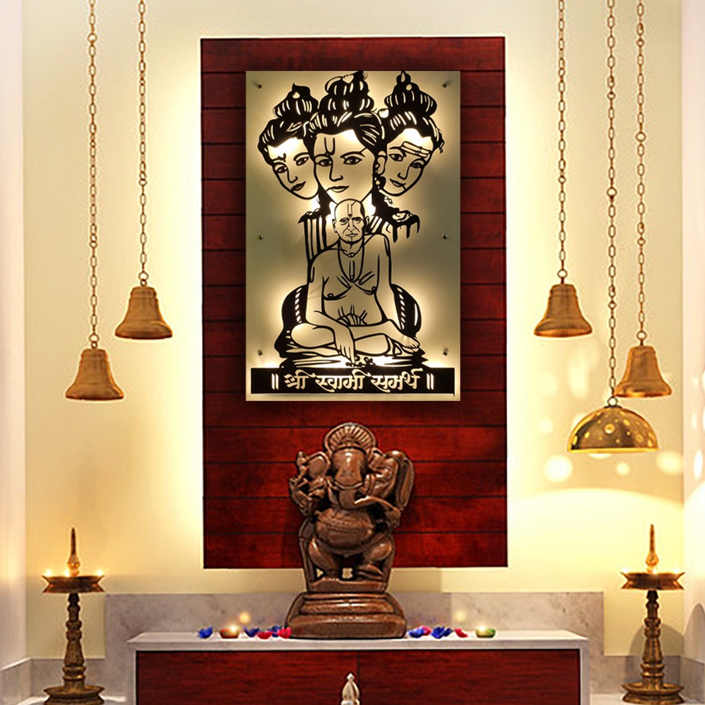 Shree Swami Samarth Acrylic Wall Art