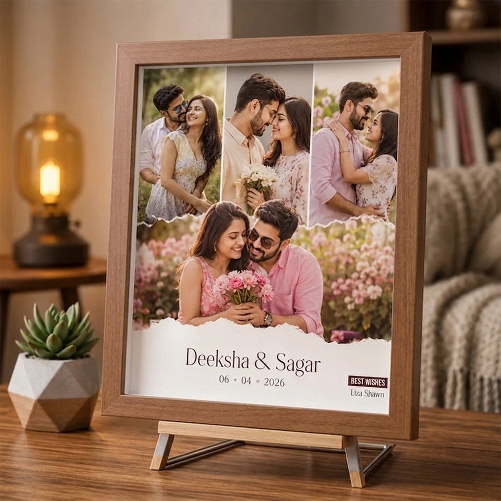 Personalized Couple Photo Frame