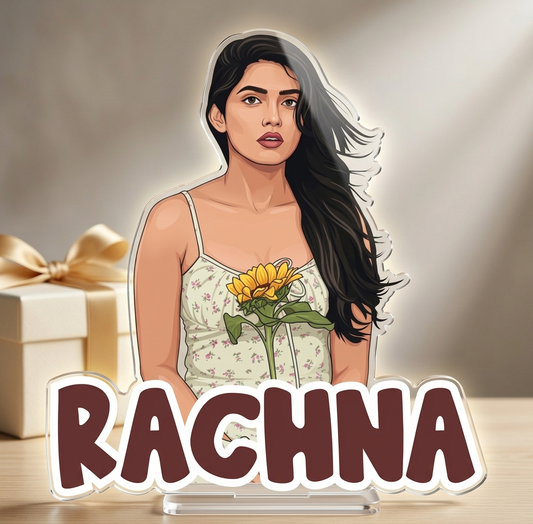 Acrylic Photo & Name Standee